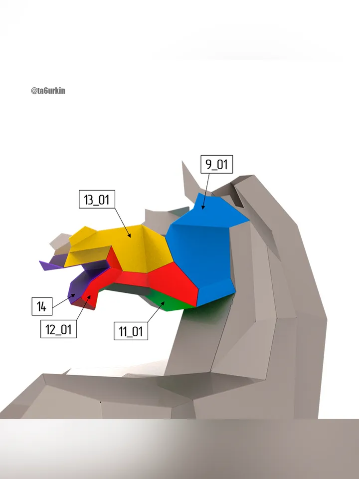 Welding Project Plans Drawings Horse (DXF, PDF)