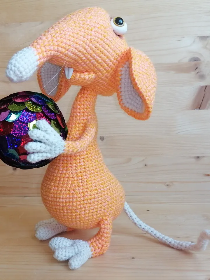 Crochet pattern Rat - digital pattern PDF format