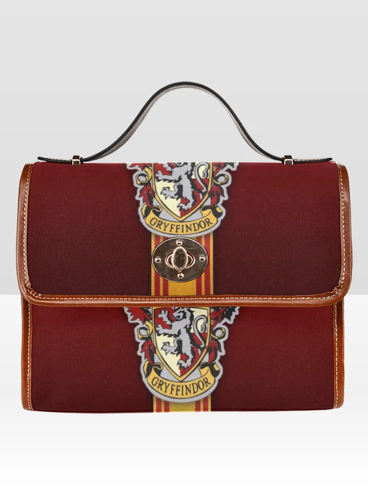 Gryffindor Canvas Purse, Crossbody Bag