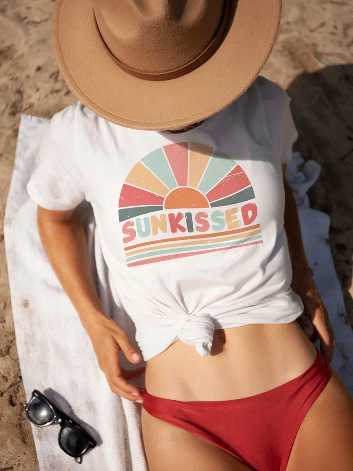 Sunkissed PNG svg, Summer svg PNG, Beach Life, Rainbow Png, Designs Downloads, Boho Sublimations, PNG, Clipart, Shirt Design Sublimation
