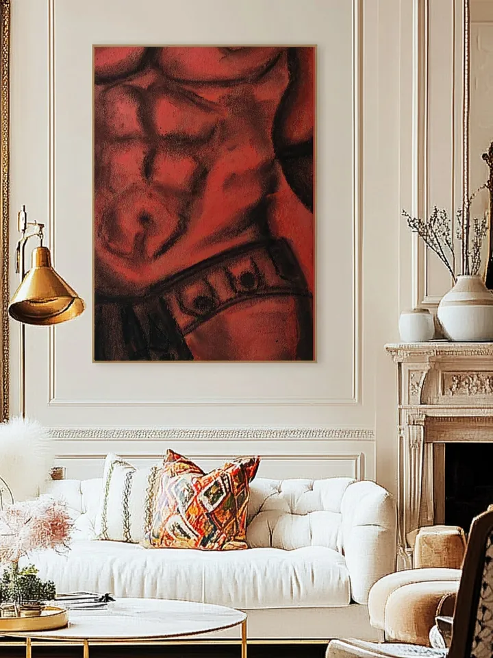 Gladiator digital file for art print from my original painting