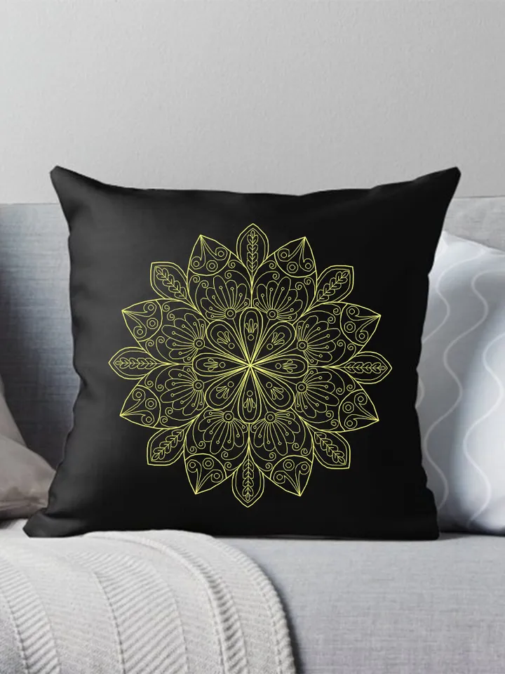 Floral mandala blackwork pattern PDF Blackwork mandala embroidery download PDF, Backstitch chart Mandala ornament, Blackwork embroidery #W21