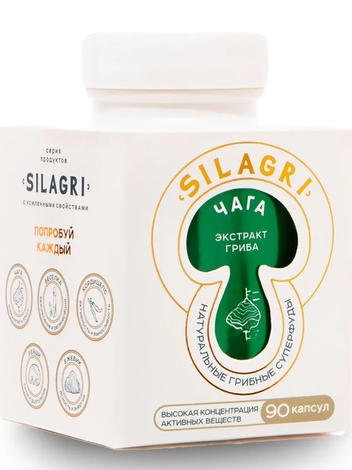 Chaga mushroom capsules 90 pcs