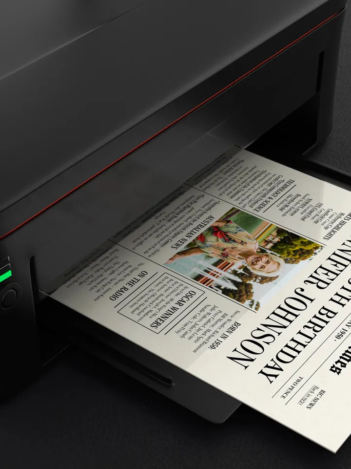 75th birthday gift for women or men, 75th birthday newspaper poster, 75th birthday decorations for women, 1950 birthday, gift for dad or mom