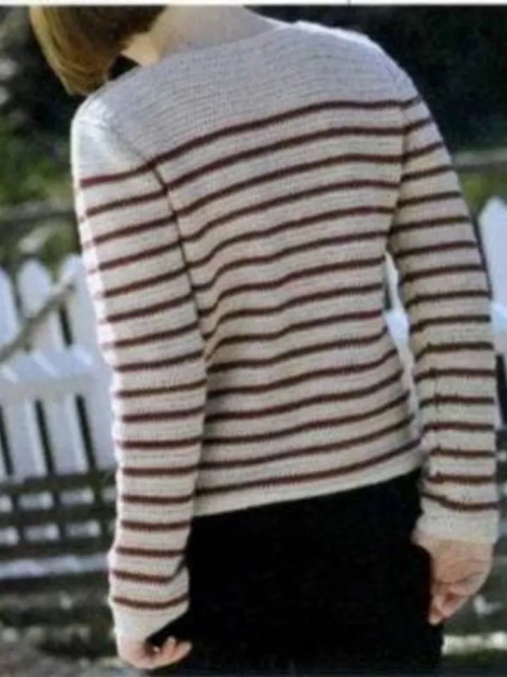 Sweater crochet pattern, easy simple sweater pattern, women ladies sweater instant download