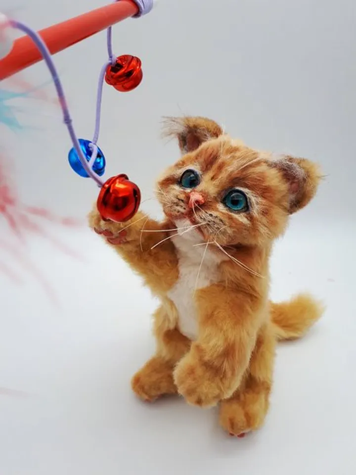 Sewing PATTERN Cat Toy - Posing Toy-Cat Toy - Stuffed Animal  - Toy Cat
