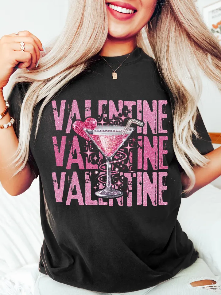 Cupid's Cocktail PNG, Glitter Valentines Martini Png, Valentine Drink T Shirt Png, Margarita Vday png, Glitter Cupid, Love Heart Digital