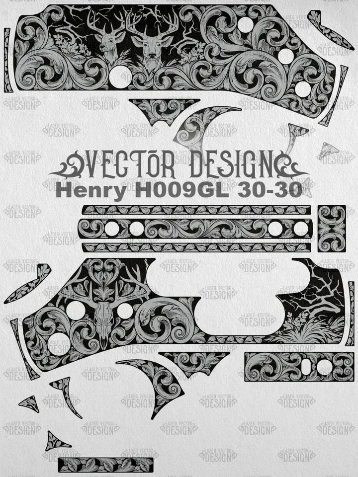 VECTOR DESIGN Henry H009GL 30-30 Scrollwork