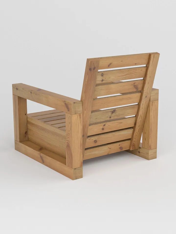 Modern Outdoor Chair Plans, PDF, DIY