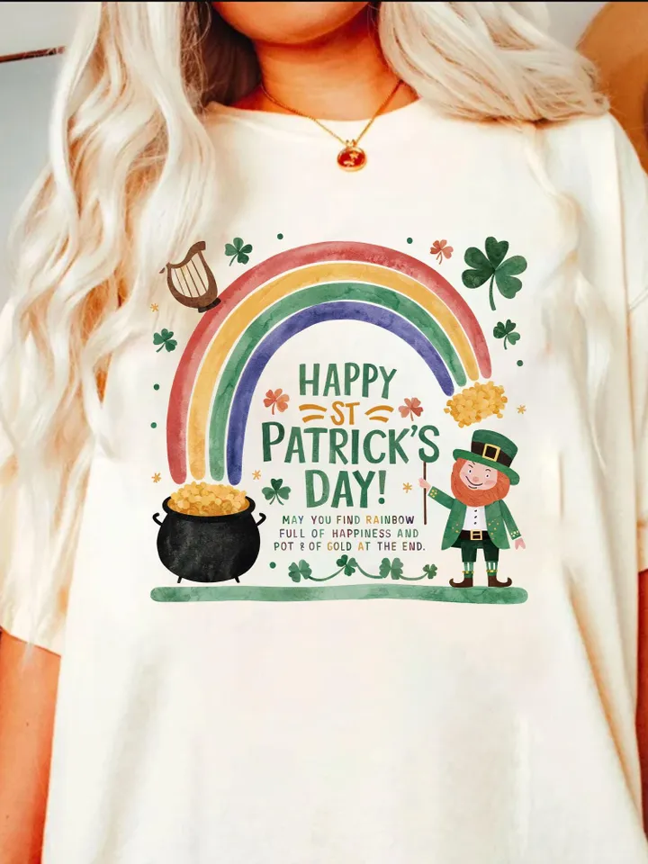 St Patrick's Day PNG, Rainbow Gold Pot png, Lucky Child's st patty Png, Shamrock PNG, St Patricks Mama mini Png, Lucky Charm Png, Watercolor