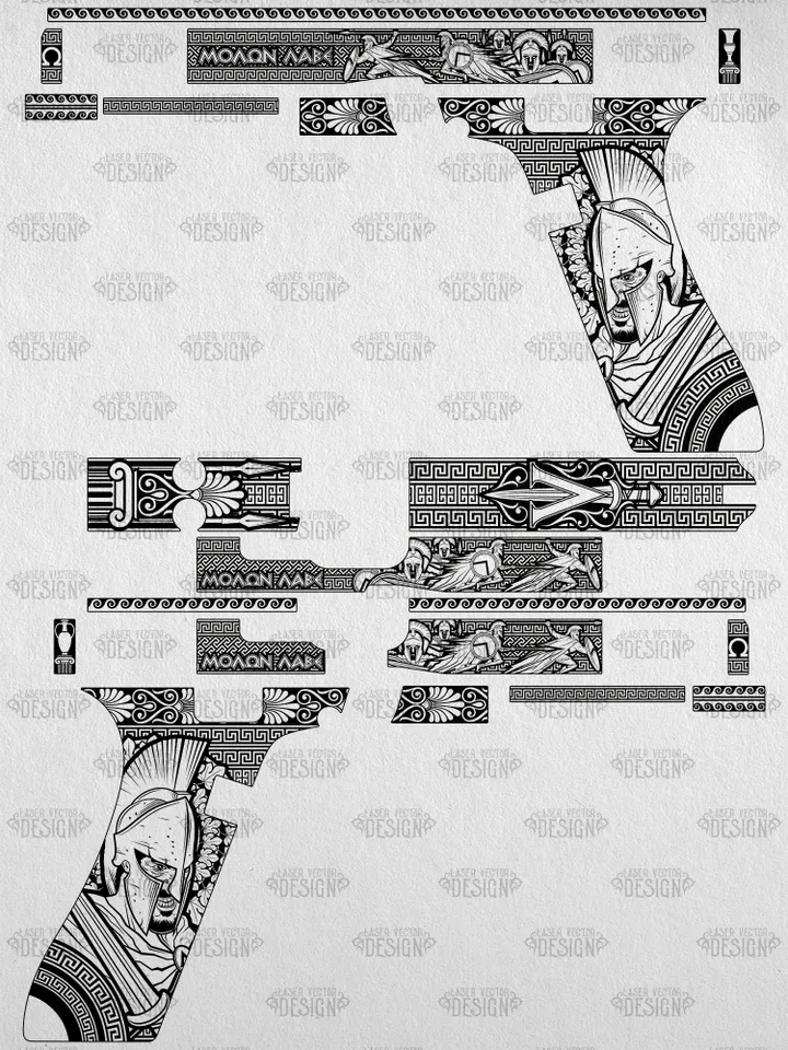 VECTOR DESIGN Glock 34 gen 5 Molon labe