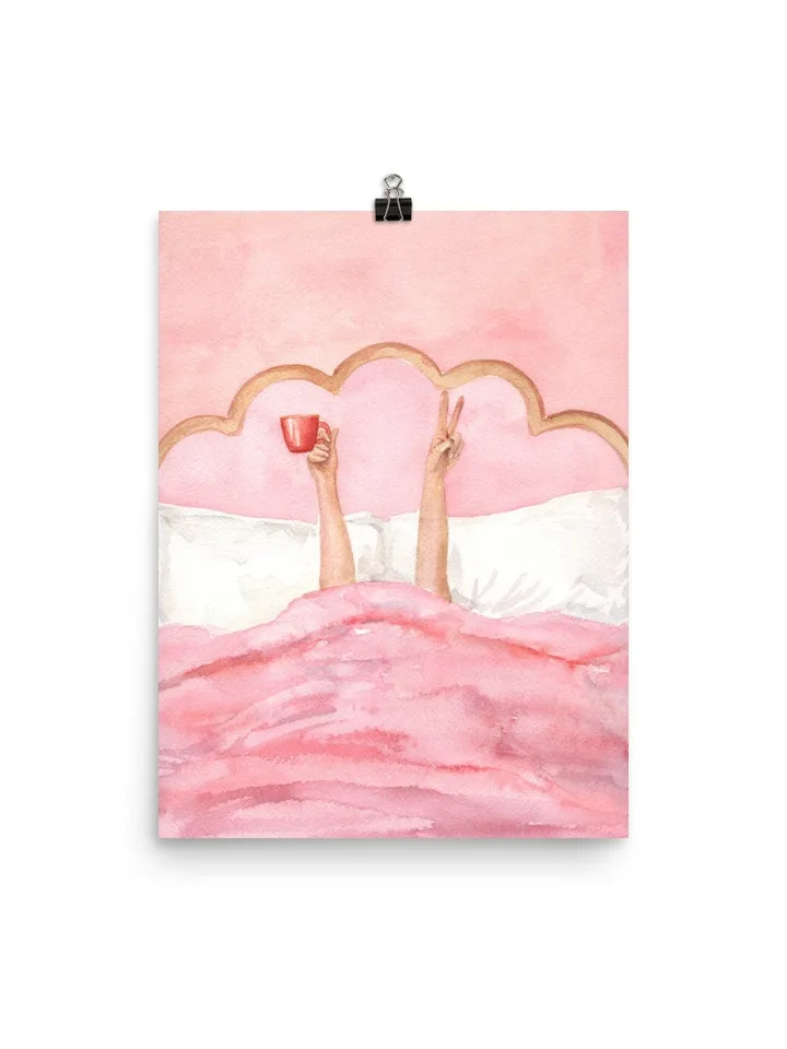 Pink Feminine Room Poster, Watercolor Painting, Girls Room Wall Art, Pink Retro Poster, Teen Prints Girl, Girly Bedroom Art, Pastel Pink Art
