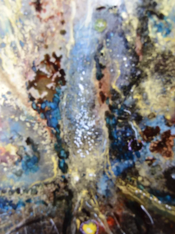 Abstract galaxy butterfly alcohol inks painting on yupo paper, original wall art,unique handmade home decoration,abstract artwork,gift.
