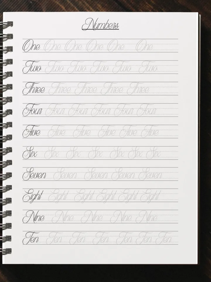 Handwriting, Calligraphy Practice Templates, Improve Handlettering