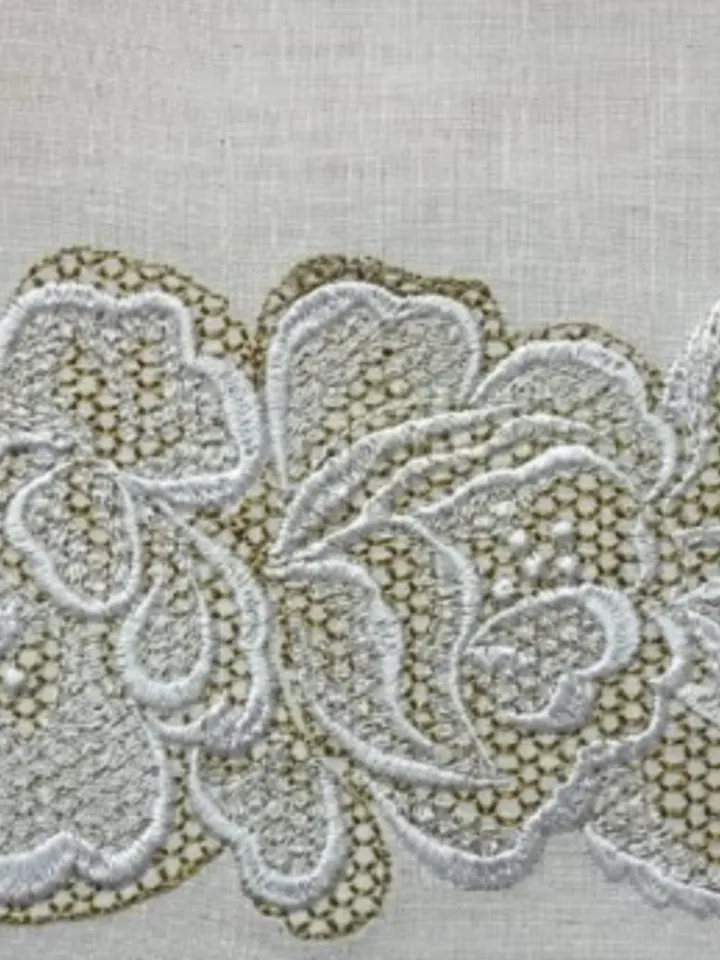 Vintage roses 6x10 not FSL Embroidery Design DIGITAL EMBROIDERY