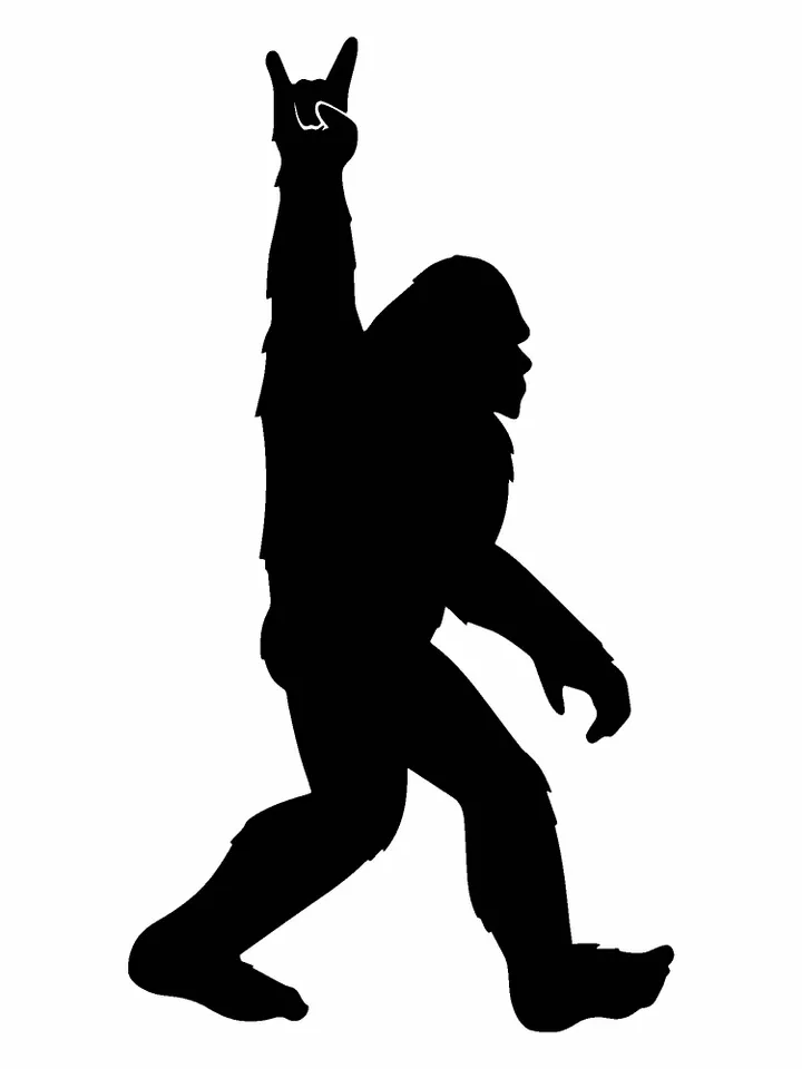 Bigfoot SVG, Bigfoot Mountain Flag svg, Yeti svg, Sasquatch svg, Walking Yeti svg, Bigfoot USA Flag svg, Wild Monster