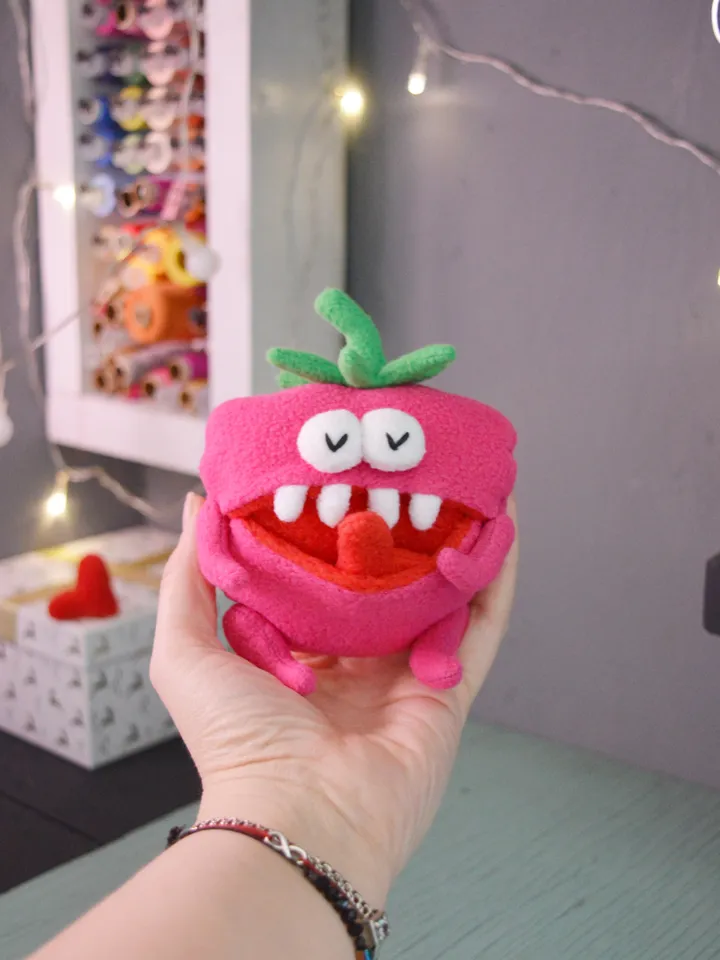Plush Fleece Toy Pattern – Raspberry Softie PDF Tutorial
