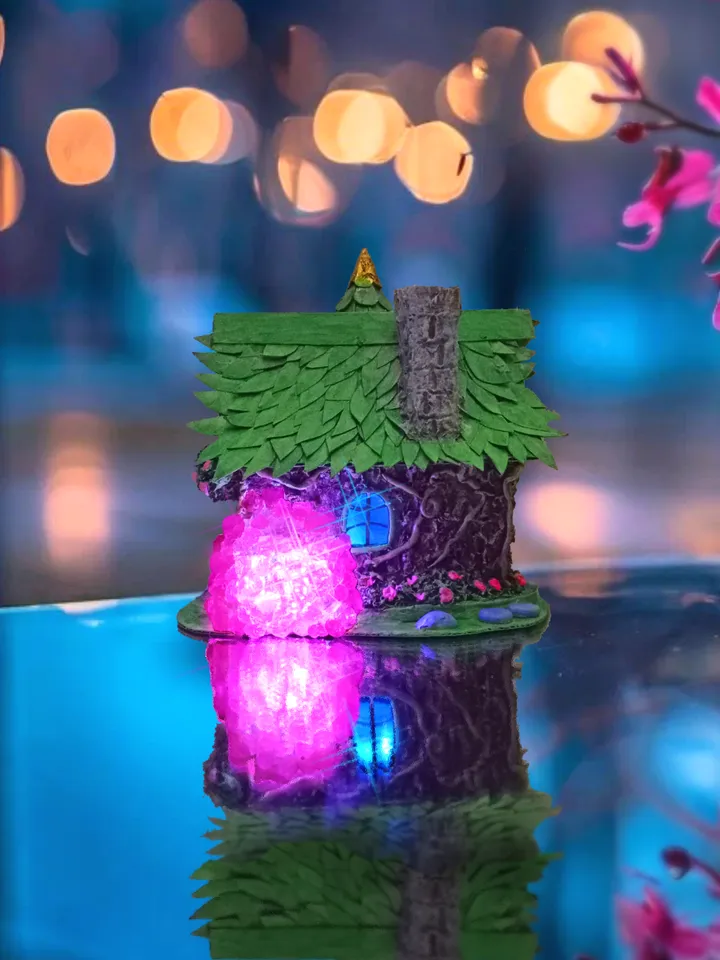 Night light "Elves House" Fairy house Kids lamp Bedroom lamp