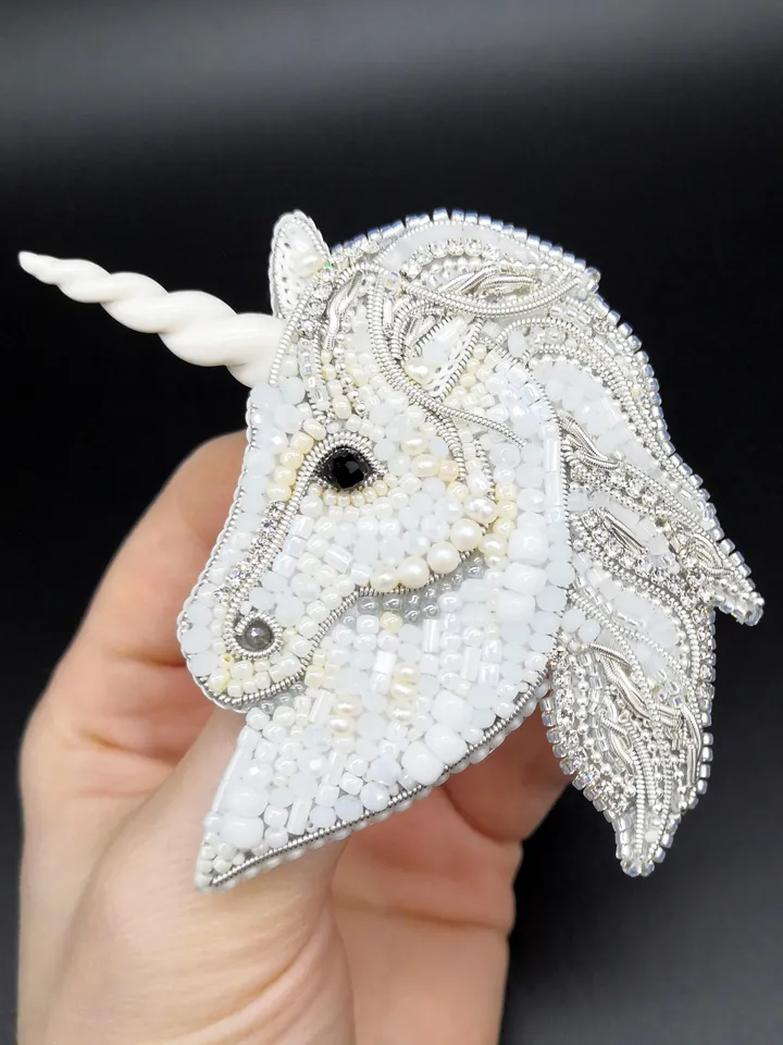 Unicorn Brooch
