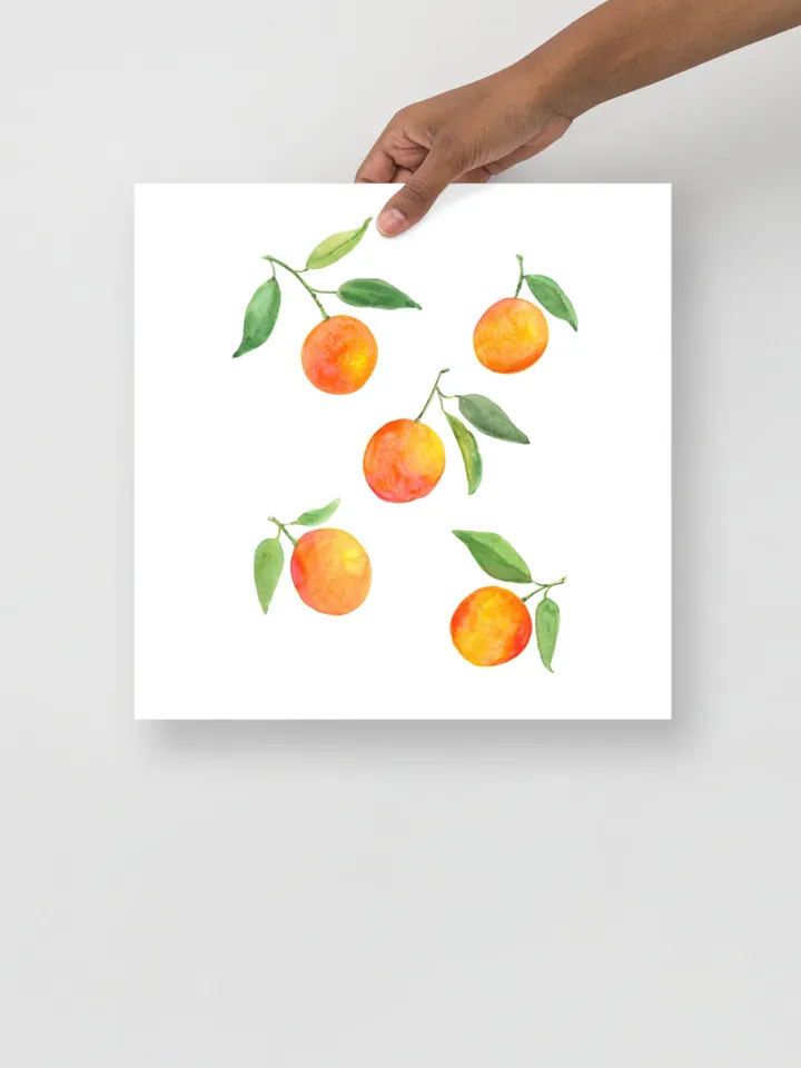 Orange Watercolor Painting Print Kitchen Fruit Wall Decor OrangePlant  Fruit Art Print Watercolor Orange Kitchen Wall Art Print Oranges Art