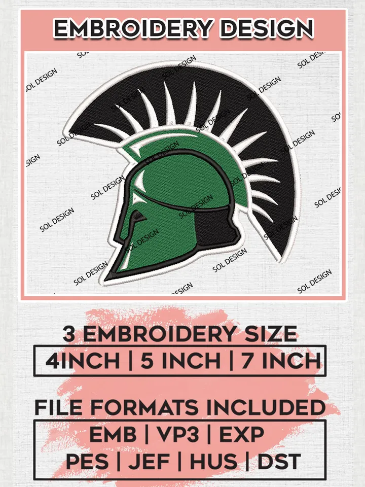 South Carolina Upstate Spartans Embroidery Designs, NCAA Logo Machine Embroidery Files, NCAA South Carolina Upstate Spartans Logo, NCAA Embroidery Designs, Machine Embroidery Designs, Digital Download