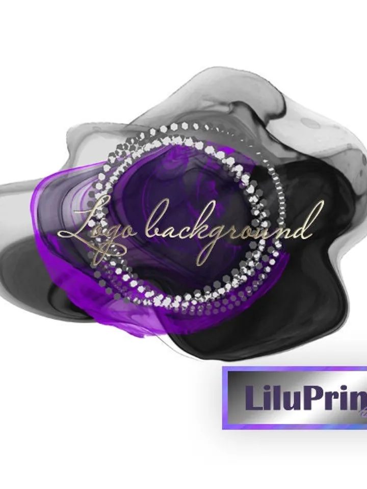 Black logo background png Mardi gras Watercolor splash logo Alcohol ink logo, Black and purple png Business logo design Logo Background Png