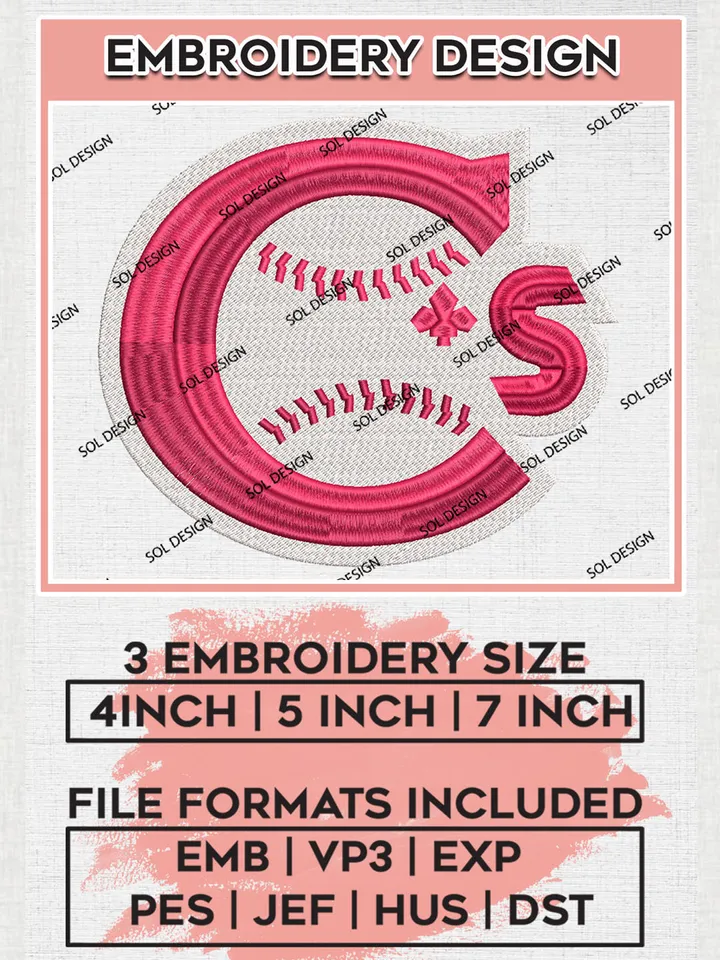 MiLB Vancouver Canadians Embroidery Design Files, MiLB Vancouver Canadians Logo, Minor League Baseball Logo Embroidery Designs, MiLB embroidery designs, Machine embroidery designs, Digital Download