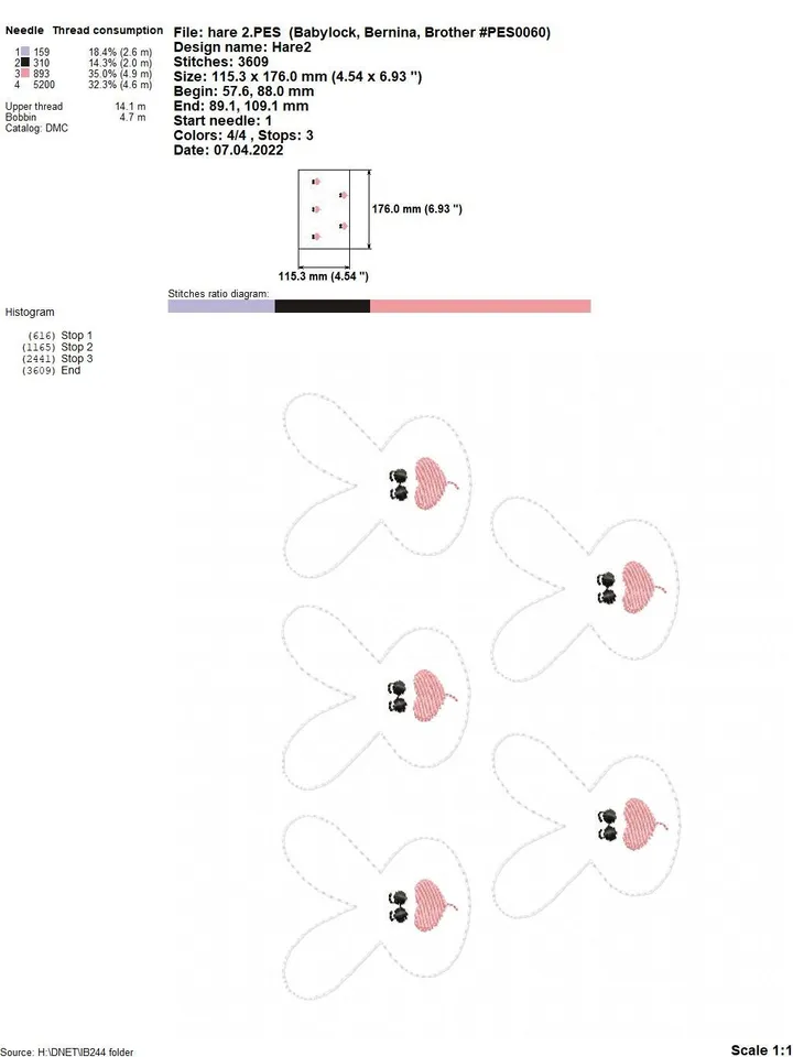 Rabbit Tic Tac Toe Game Machine Embroidery Designs in the hoop project digital embroidery pattern Machine embroidery pattern for children