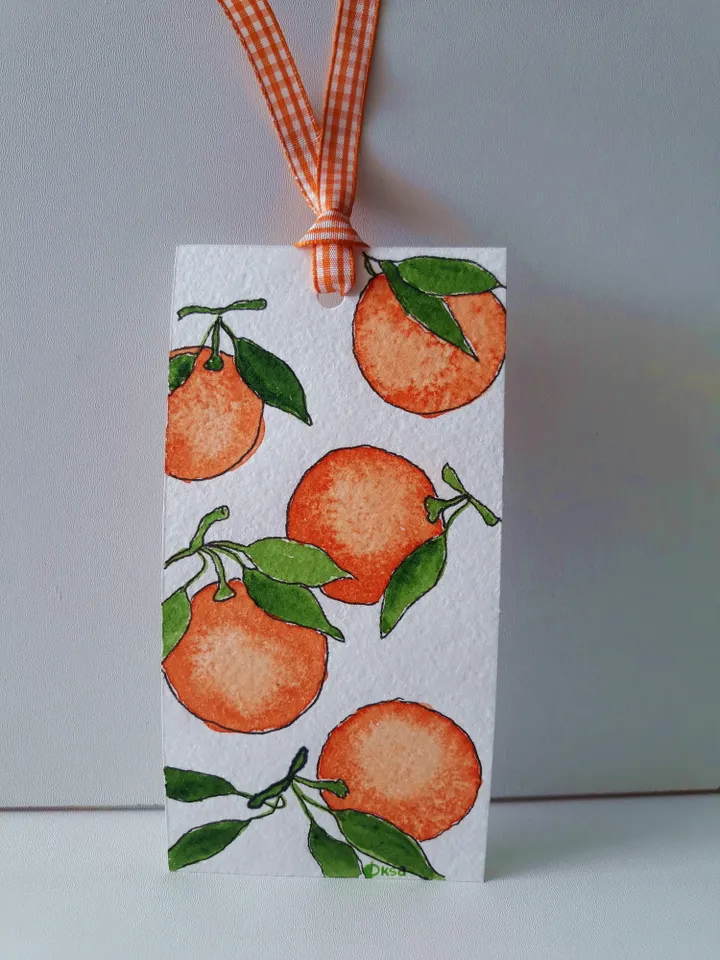 Fruits vegetables watercolor bookmarks set of 3/Handmade Watercolor Bookmark/Bookmarks for recipe book/Hostess Gift/Handmade bookmarks gift