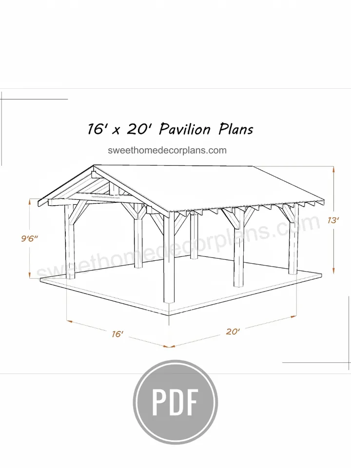 Diy 16 x 20 gable pavilion plans pdf. Carport pdf plans. Wooden outdoor covered gazebo plans pdf. Diy backyard pergola plans for outdoor. Garage plans