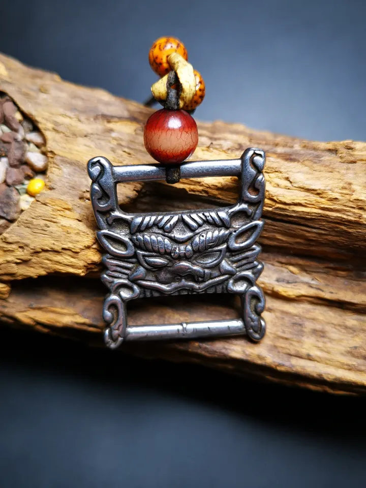 Gandhanra Handmade Scripture Book Buckle,DIY Buckle for Book,Belt,Made of Cold Iron