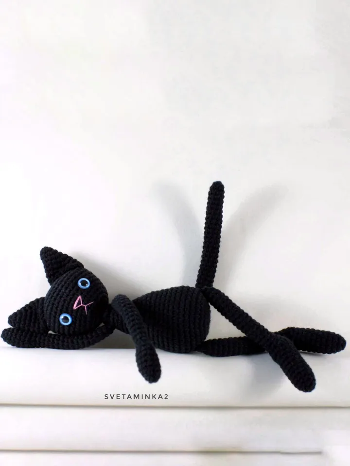 Crochet Cat Pattern. Amigurumi Cat Pattern. Cute Amigurumi Stuffed Toy. Digital Download. PDF.