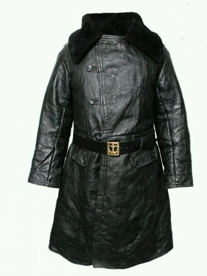 Army Surplus Soviet Uniform Airsoft Military Bekesha Black Navy Sheepskin