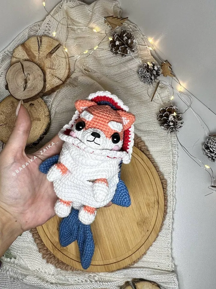 PDf Shark Dog Crochet pattern, Amigurumi Shark, Crochet Shiba Inu Pattern, Crochet Puppy, Amigurumi Shiba, Crochet Cute Dog Amigurumi
