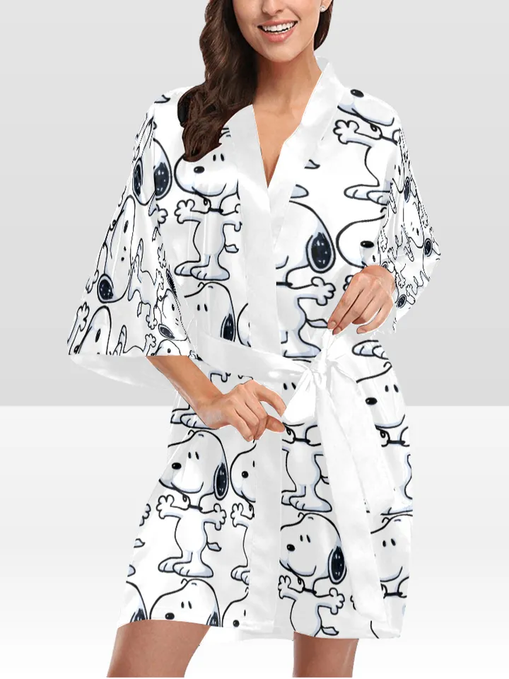 Snoopy Kimono Robe