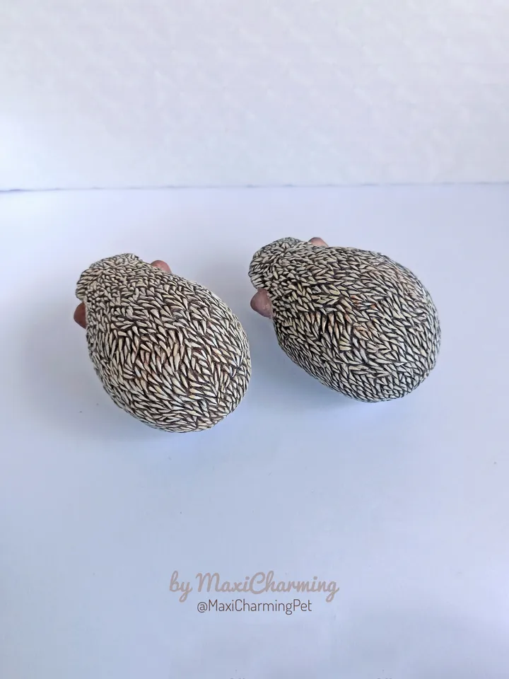 Hedgehog ornament from photo