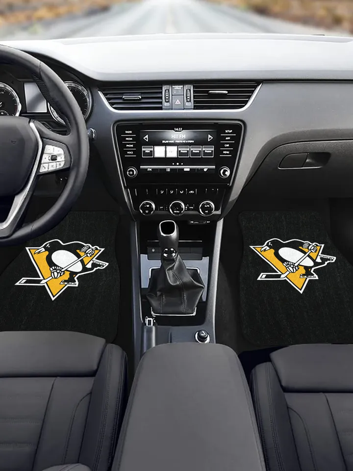 Pittsburgh Penguins Front Car Floor Mats Set of 2