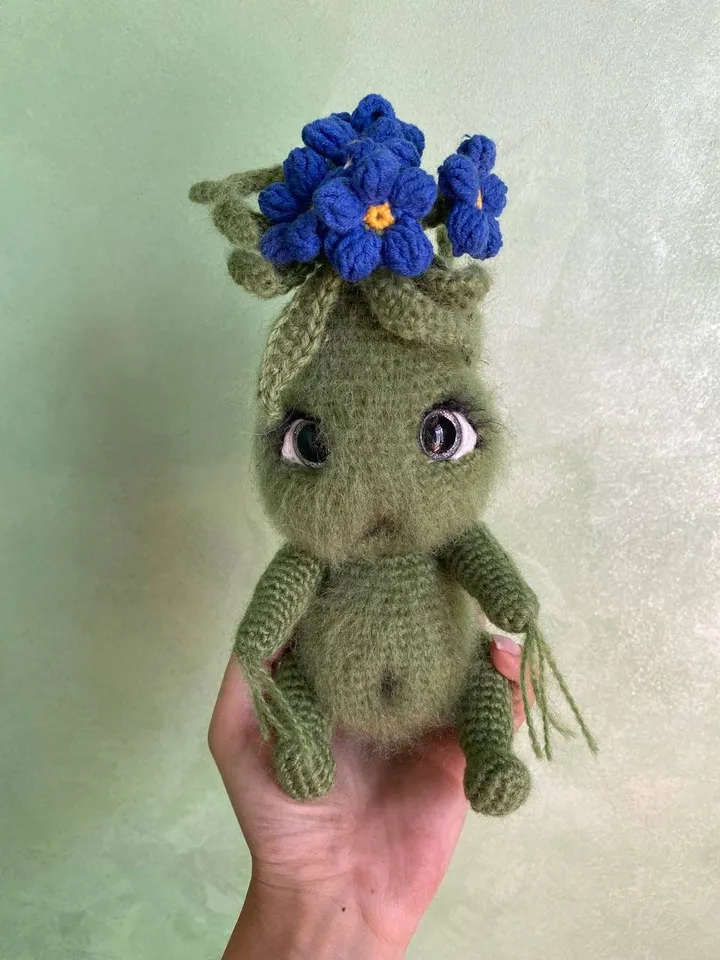 PDF Crochet Plant Amigurumi Pattern, Cute Rose Flower Doll Cactus Toy, Crochet Home Decor, Amigurumi Flower Spring and Valentine’s Gift