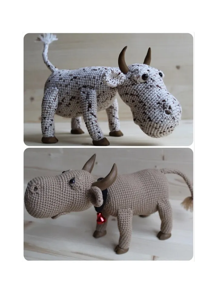 Crochet pattern Bull (Ox) - digital pattern PDF