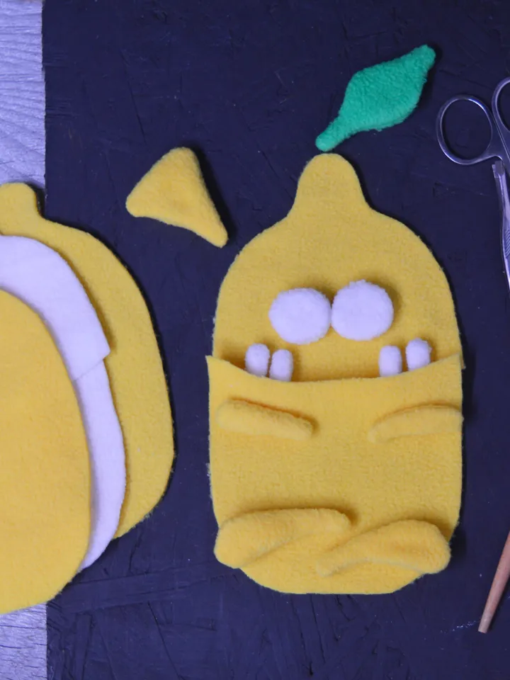 PDF sewing pattern set: movable plush toys Lemon & Ginger softies