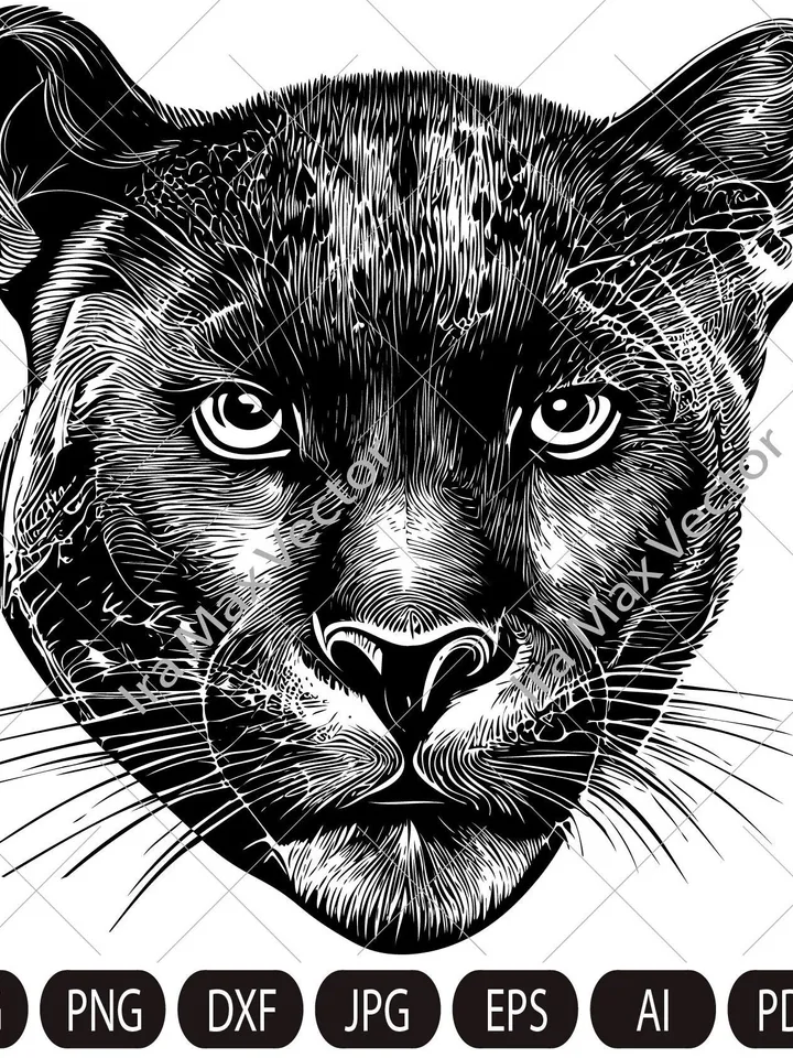 Panther svg, Panther face SVG, Panther Head Svg, Panther Svg,Panther Mascot SVG, Panther print, Panther Png, Panther Clipart, Panther Files
