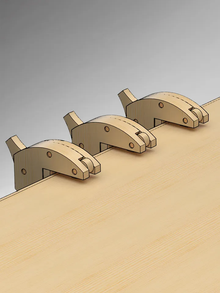 Edge Clamp Plans (PDF) + Free CNC cut files.