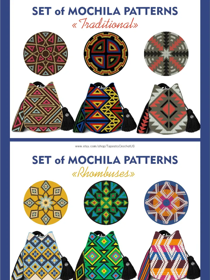 Tapestry crochet PATTERNS / Big Collection - 3