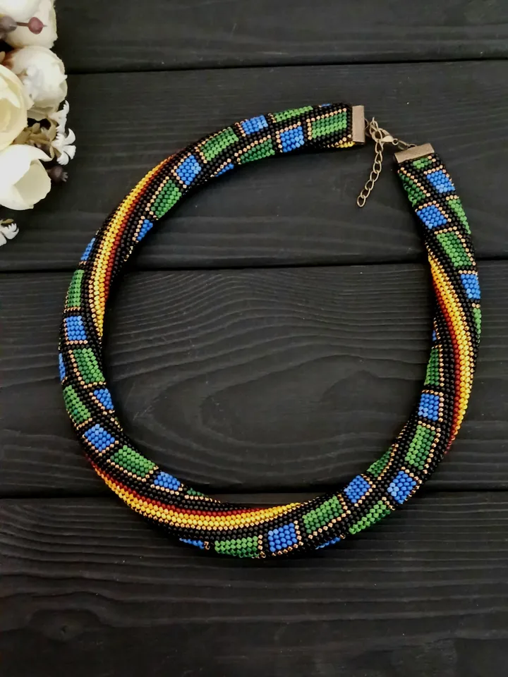 PDF Bead Crochet Pattern , Pattern for Necklace and Bracelet bead crochet