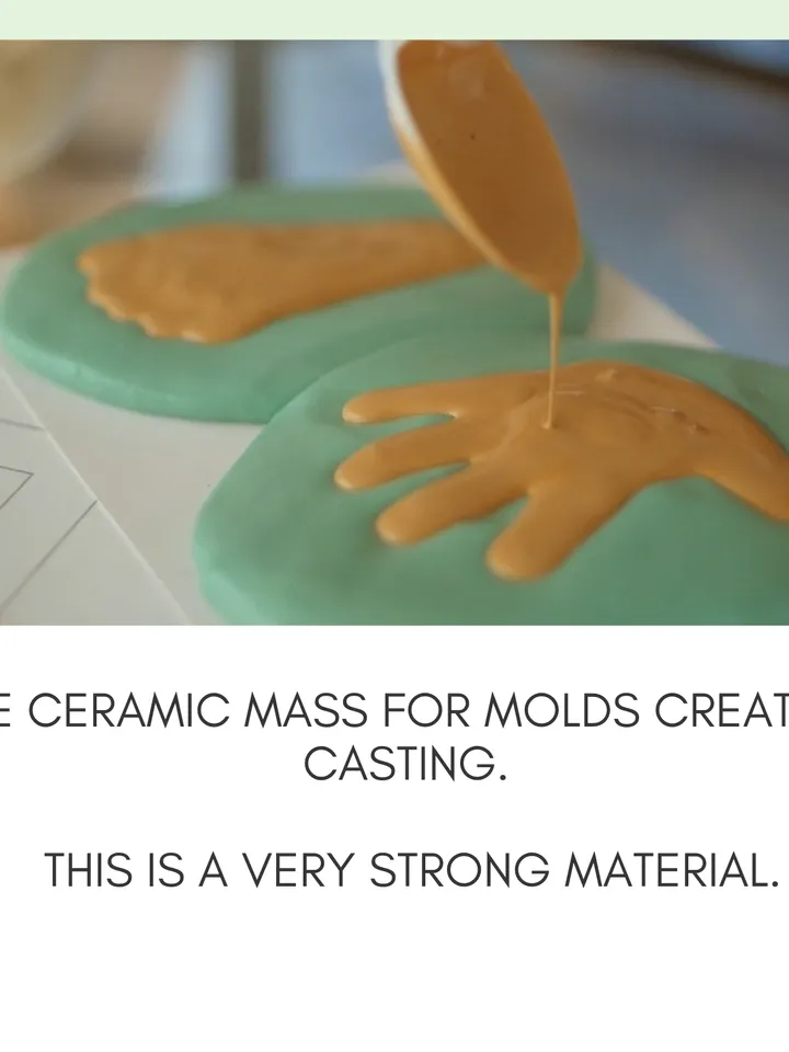 Casting baby hand and foot. DIY kit for baby. Birthday present.