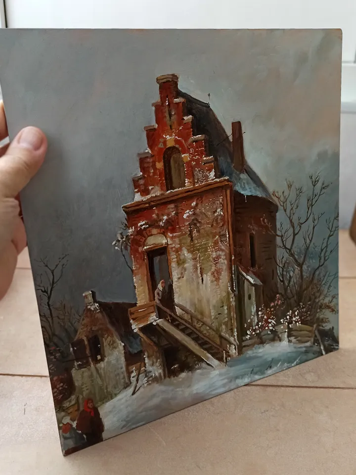 Old Watermill Original Oil Painting