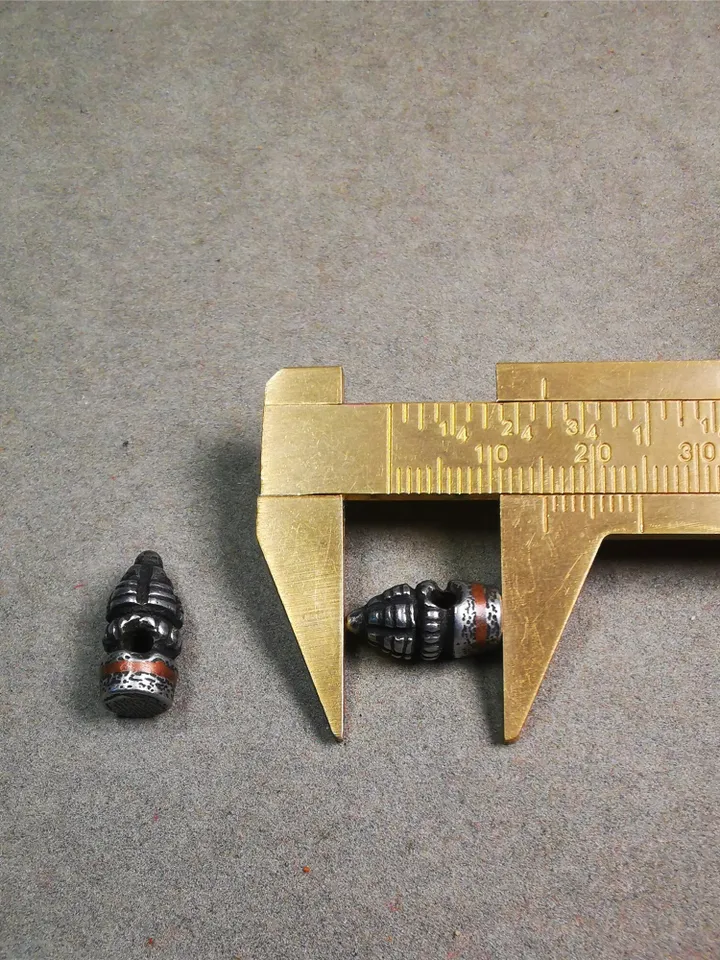 Gandhanra Handmade Tibetan Amulet,Stupa Pagoda Pendant Bead,Spacer Bead for Mala,Bag Hanging,Prayer Bead Accessories,0.6" × 0.3"