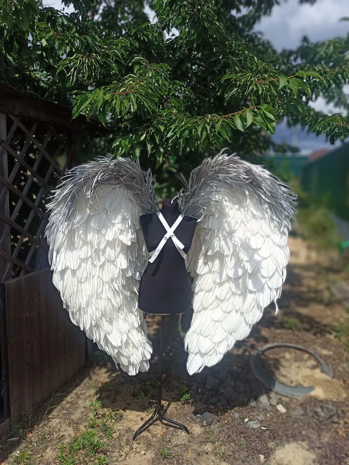 angel wings costume, white wings, white angel wings, Christmas wings, Christmas angel costume, angel costume, cosplay, wedding