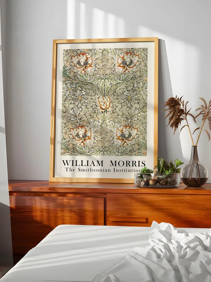 William Morris Wall Art, Vintage Botanical Print, Floral Poster Arts Decor, Digital Download, William Morris Print Digital Download 009