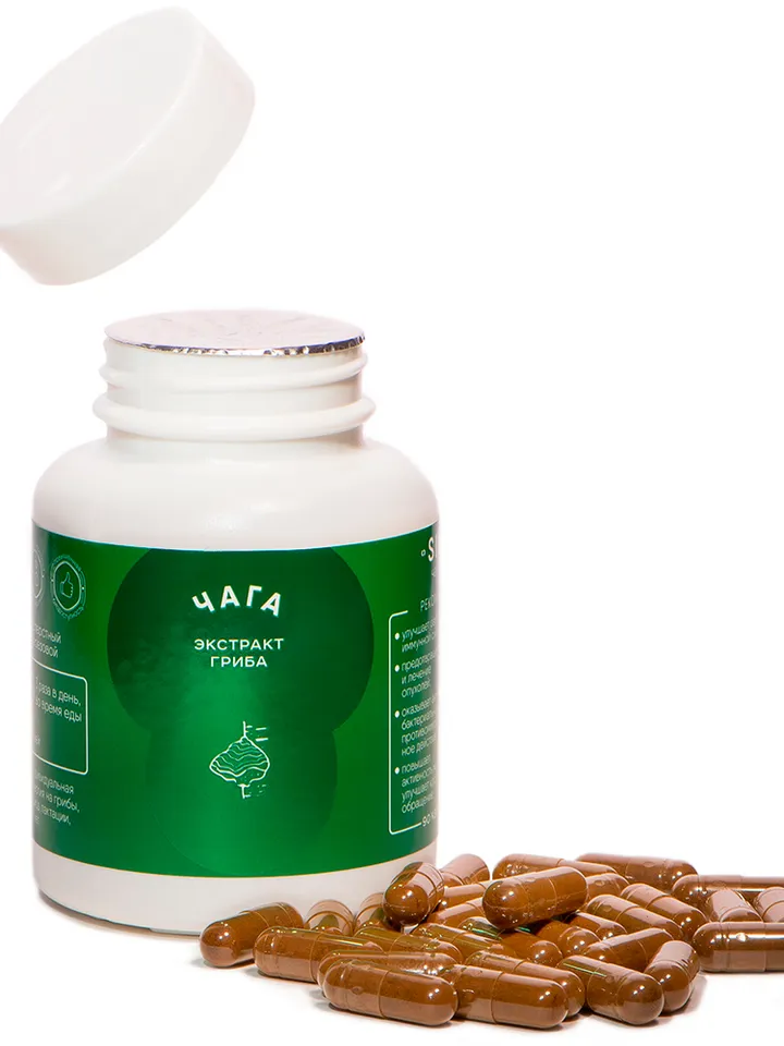 Chaga mushroom capsules 90 pcs.